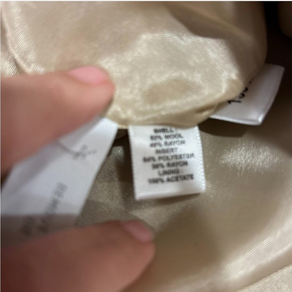 NEW Pleated Wool Blend Skirt Beaded Sequins 10P Academia Preppy Office MSRP$69 - Picture 5 of 5